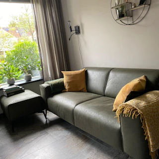 25 zits bank Vegas eco leer olijfgroen Woudy Haverhoek 2