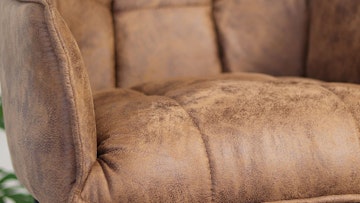 Barkruk Aaron Leer cognac5