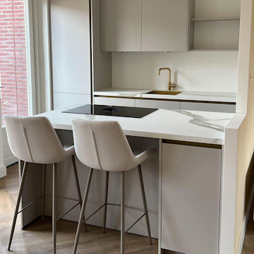 Barkruk maud beige Esmerlda van Ham