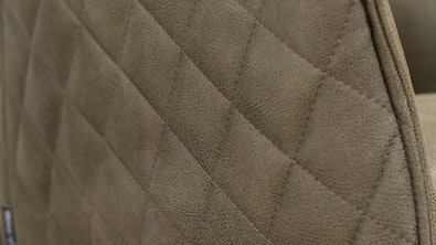 Eetkamerstoel op wieltjes Royce eco leer groen 9