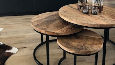 Industriële salontafels