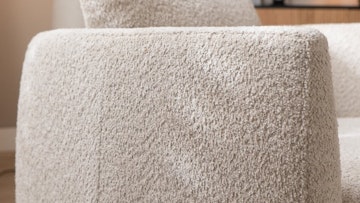 Bronx71 boucle sessel ruby beige
