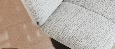 Bronx71 draaifauteuil moira gemeleerde stof off wh 1