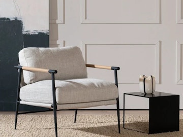 Bronx71 fauteuil jade linnen taupe