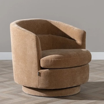 Bronx71 fauteuil scandinave valerie chenille terra