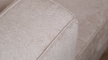 Bronx71 hoekbank memphis stof chenille wit beige l