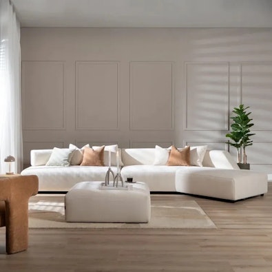 Bronx71 scandinavische hoekbank july off white rec