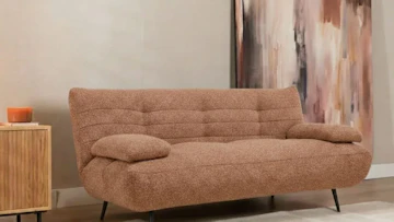 Bronx71 slaapbank 1 persoons mira terracotta boucl 1