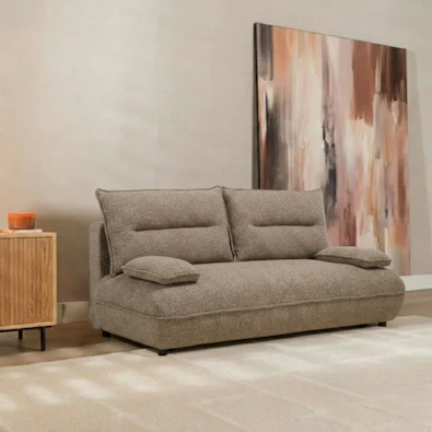 Bronx71 slaapbank 2 persoons jona bruin boucle mel