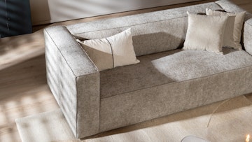 Bronx71 sofa memphis 3 sitzer chenille taupe
