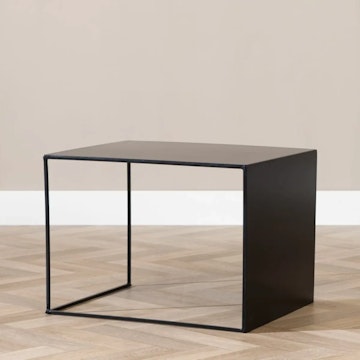 Bronx71 table dappoint en metal gianni noir